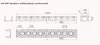 Technical drawing with dimensions of a drainage channel system. Produktbild-Vorschau
