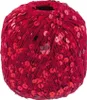 A ball of red yarn with sequins. Produktbild-Vorschau