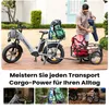 Cargo E-Bike 20 Zoll Fat-Reifen mit 960Wh Akku und bis zu Produktbild-Vorschau 10