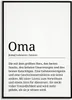 Oma Poster Definition - Großmutter Muttertag Geschenk Produktbild-Vorschau 1