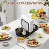 Drehbarer Serviettenhalter Schwarz, Metall mit Caddy für Produktbild-Vorschau 6
