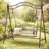 DanDiBo Hollywood Swing Metal Antique 2 Seater Garden Swing Náhľad obrázku produktu 2