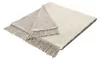 Biederlack Plaid mit Fransen Cover Baumwolle Design Salt & Produktbild-Vorschau 3