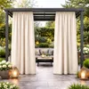Wasserdichte Gartenvorhänge 155 x 200 cm für Terrasse oder Produktbild-Vorschau 2