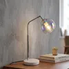 Trio Leuchten Paxton Tischleuchte Chrom Glas irisierend Produktbild-Vorschau 2