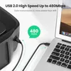 Ugreen 10351, 3 m, USB A, USB B, USB 2.0, Čierna Náhľad obrázku produktu 4