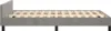 vidaXL Bettgestell ohne Matratze Hellgrau 120x200 cm Samt Produktbild-Vorschau 5