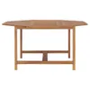 vidaXL Gartentisch 150x150x75 cm Teakholz Massiv Produktbild-Vorschau 2