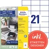 AVERY Etichette universali Zweckform, 70 x 42,3 mm, bianco Anteprima dell’immagine prodotto 1