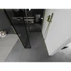 Mexen Kioto Walk-in-Duschwand 120 x 120 x 40 cm, schwarzes Produktbild-Vorschau 3