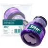 A vacuum cleaner filter is shown in its packaging and also outside of it. Voir les images du produit
