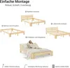 Homestyle4u Holzbett Doppelbett 140x200 mit Matratze und Produktbild-Vorschau 6