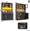okwish Küchenschränke Hochschrank Sideboard mit Produktbild-Vorschau 6