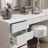 Hocker Vicco Design Weiß 33.5 x 67 cm für Schminktisch, Produktbild-Vorschau 5