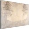 Feeby - Leinwand Bilder - Wald Nebel - 30x20 cm - Deko Produktbild-Vorschau 1