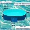 INDUSTEX S.L. Planschbecken, 210x137x50 cm, 600 L, blau, Produktbild-Vorschau 8