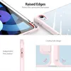 Collage of images showing features of a pink iPad case. Produktbild-Vorschau