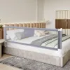 200cm Baby Bettgitter Einziehbare Babybettgitter Kinder Produktbild-Vorschau 1