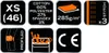 A collage of icons and text representing product features and specifications. Anteprima dell’immagine prodotto