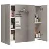 Závěsná koupelnová skříňka s trojdílným zrcadlem 60 cm Náhled obrázku produktu 1