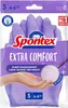 Spontex Haushaltshandschuhe Extra Comfort  Gr. 7 Anteprima dell’immagine prodotto 1