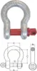 A product image showing a shackle with a technical drawing below it. Produktbild-Vorschau