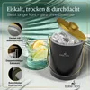 Edelstahl Eiswürfelbehälter mit Deckel - 2l Produktbild-Vorschau 4