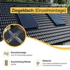 Balkonkraftwerk 1000W Solaranlage mit Ziegeldach Halterung Produktbild-Vorschau 3
