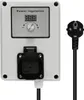 A power regulation device with a digital display and a plug. Produktbild-Vorschau