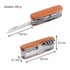 Multifunktions-Taschenmesser mit 26 Funktionen, Holzgriff Produktbild-Vorschau 3