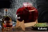 Kuketo | Glasfass Mit Kran 3 L Auf Holzständer – Exklusive Produktbild-Vorschau 5