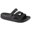 Crocs Getaway Strappy Damen Komfort-Pantoletten Schwarz Produktbild-Vorschau 1