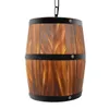 Retro Holz Weinfass Hängeleuchte Anhänger Lampe Produktbild-Vorschau 4