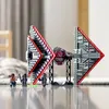 A LEGO Star Wars Sith TIE Fighter set with three minifigures on a reflective surface. Produktbild-Vorschau