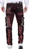 Cipo & Baxx Herren Jeans CD693 Bordeaux W31/L32 Produktbild-Vorschau 2