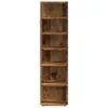 vidaXL Schuhschrank Altholz-Optik 28x27x102 cm Produktbild-Vorschau 4