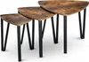 holz4home® Beistelltisch Radon im 3er Set I Industrial-Look Produktbild-Vorschau 1