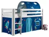 Vipack Spielbett Pino, Liegefläche 90x200 cm mit Textilset Produktbild-Vorschau 8