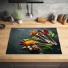 KitchenYeah® Krycí deska na sporák lžíce - bylinky - beton, Náhled obrázku produktu 2