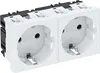 Obo Bettermann STD-D0 RW2, 2P, Weiß, 250 V, 16 A, 90 mm, 42 Produktbild-Vorschau 1