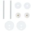 vidaXL Sièges de toilette 2 pcs. avec couvercle MDF design Voir les images du produit 10