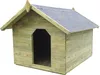 vidaXL Hundehütte mit öffnendem Dach Imprägniertes Produktbild-Vorschau 8