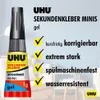 UHU Sekundenkleber Minis, Gel, RoHS, REACH, CE, Produktbild-Vorschau 7