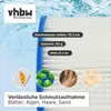 vhbw 12x Filterkartusche Typ VI kompatibel mit Bestway Produktbild-Vorschau 3