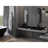 Mexen Loft lustro łazienkowe owalne 100 x 35 cm, rama Podgląd zdjęcia produktu 3