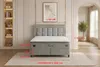 Boxspringbed 140x200 met matras, bed met opbergruimte, Productafbeelding-voorbeeld 4