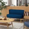 HOMCOM 2-Sitzer Sofa Zweisitzer, Loveseat mit Leinenoptik, Produktbild-Vorschau 2