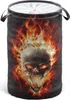 SANILO® Wäschekorb Totenkopf in Flammen Produktbild-Vorschau 1