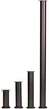 Nóżka meblowa regulowana 25 - 42 cm czarna prosta metalowa Podgląd zdjęcia produktu 9