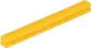 A single yellow LEGO Technic cross axle is shown against a white background. Náhled obrázku produktu